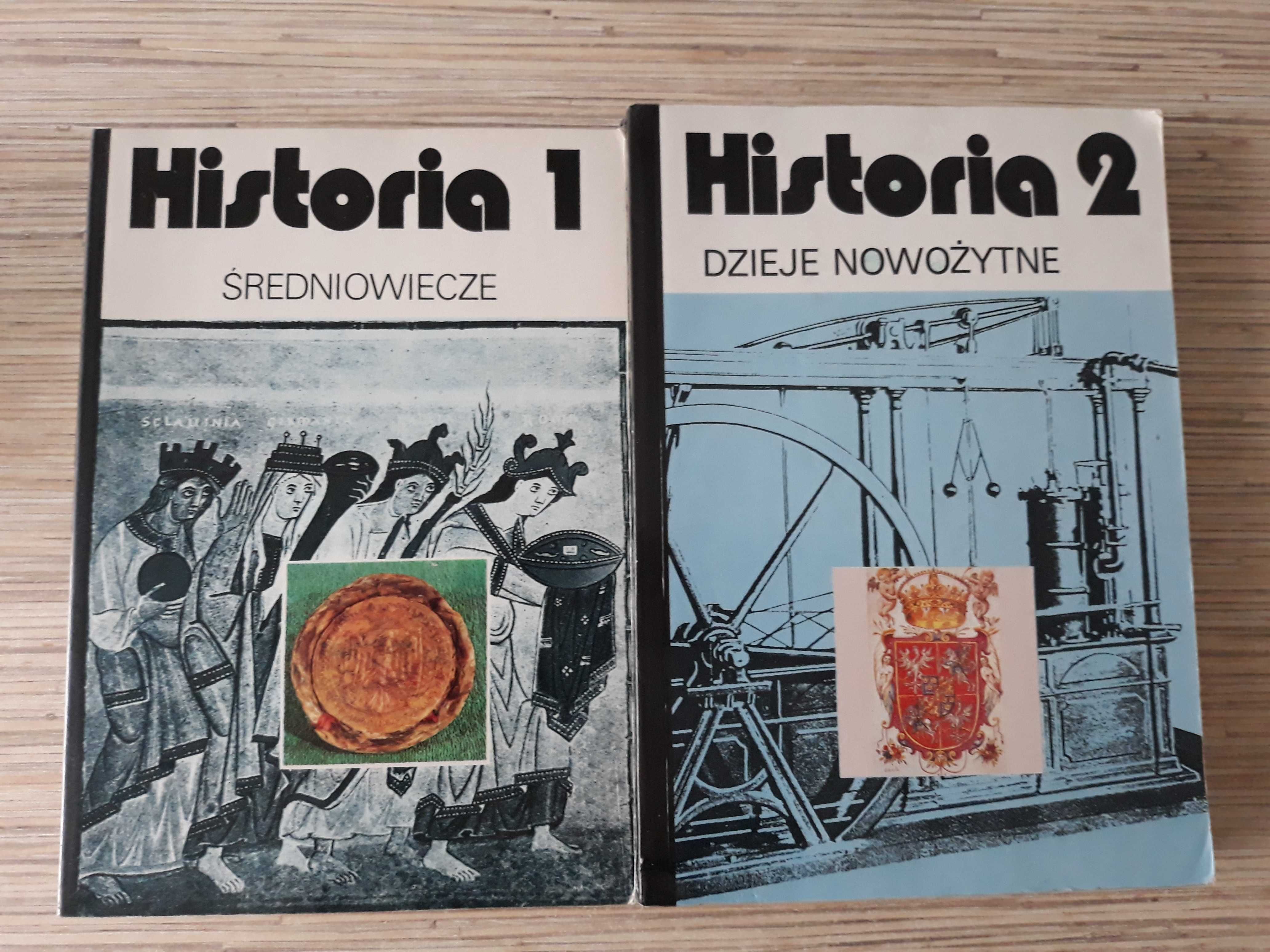 Historia 1 (średniowiecze) i Historia 2 (dzieje nowożytne)