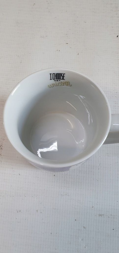 Kubek Porcelanowy Ceramiczny 300ml Lama Jednorożec