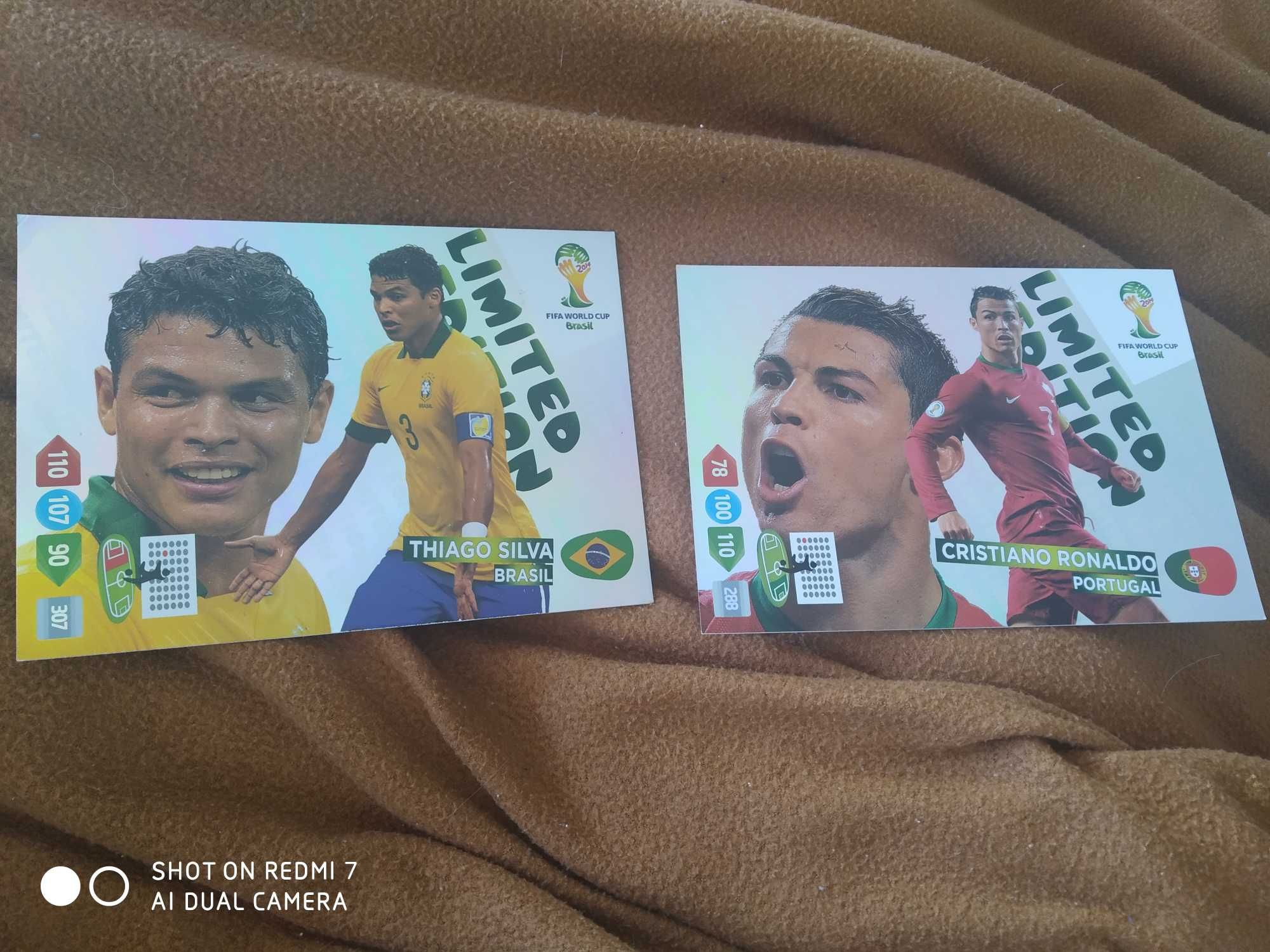 Limitowane karty piłkarskie world cup Brazil 2014 Panini Ronaldo Silva
