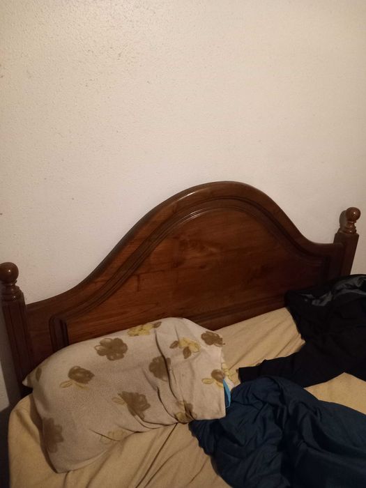 Quarto madeira completo com colchão pikolin 2 mesas de cabeceira