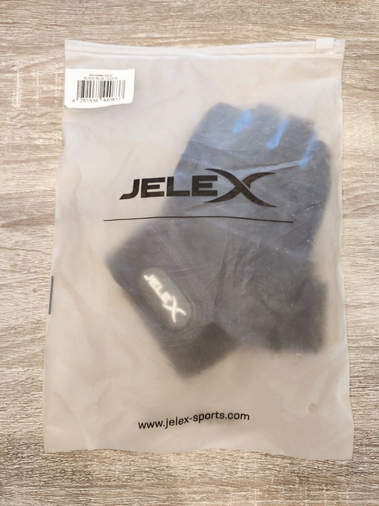 Rękawice treningowe niemieckiej firmy Jelex, rozmiar M, na siłownię lu
