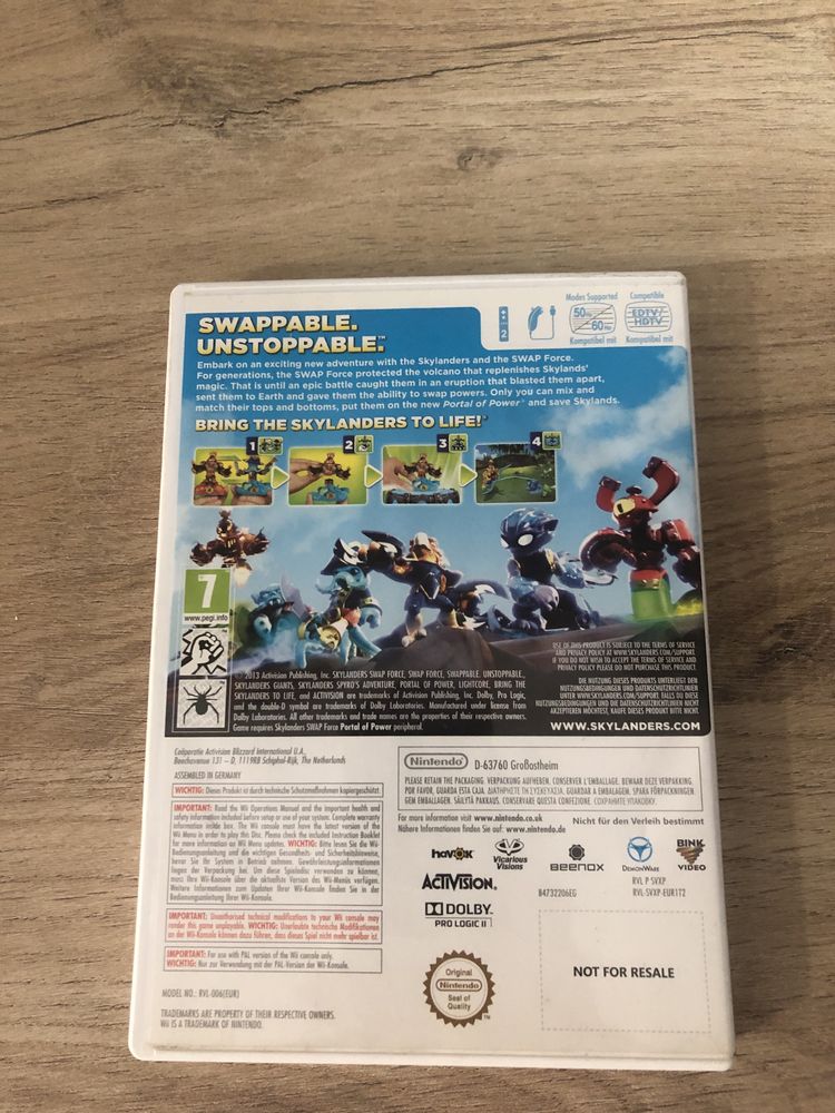 Jogo wii Skylanders Swap Force