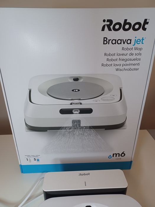 Mopa elétrica IRobot Braava Jet M6 - com garantia