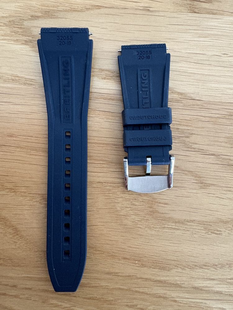 Pasek gumowy breitling rouleaux chronomat 20-18