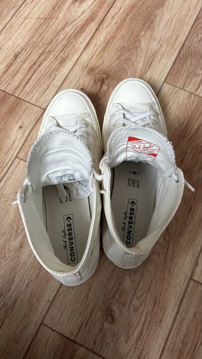Високі шкіряні кеди Converse