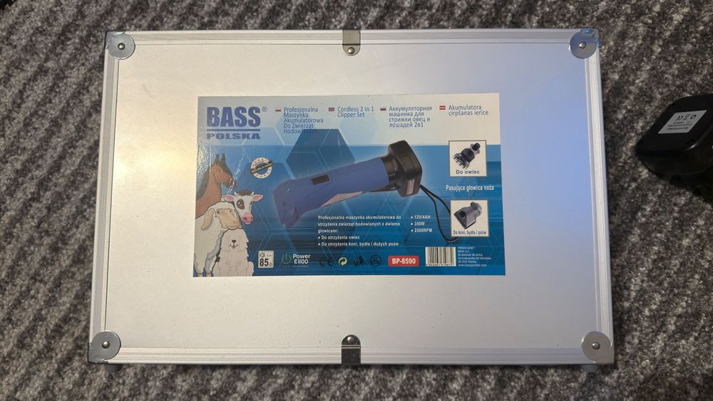 Komplet: maszyna do strzyżenia zwierzaka hodowlanego