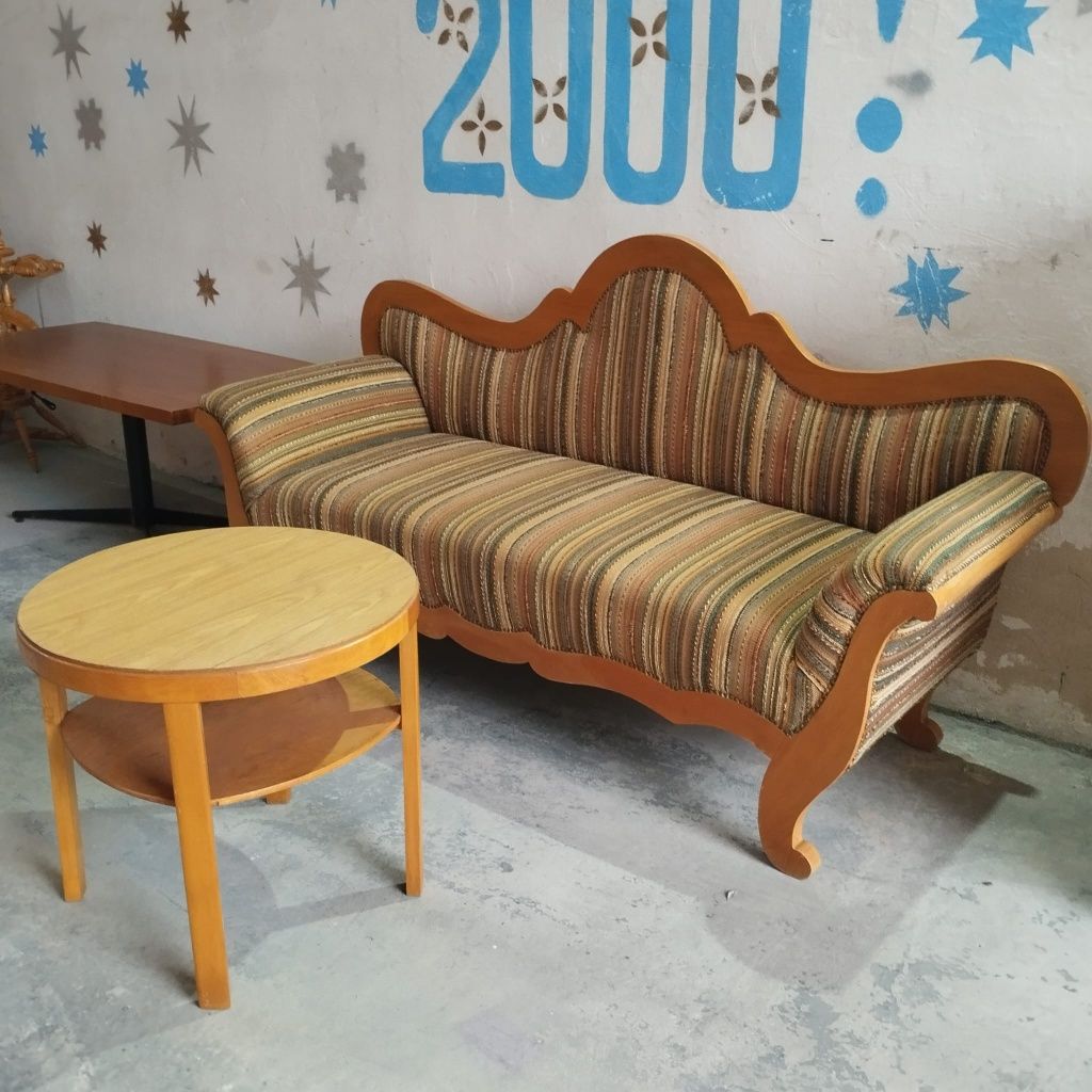 Sofa vintage drewno