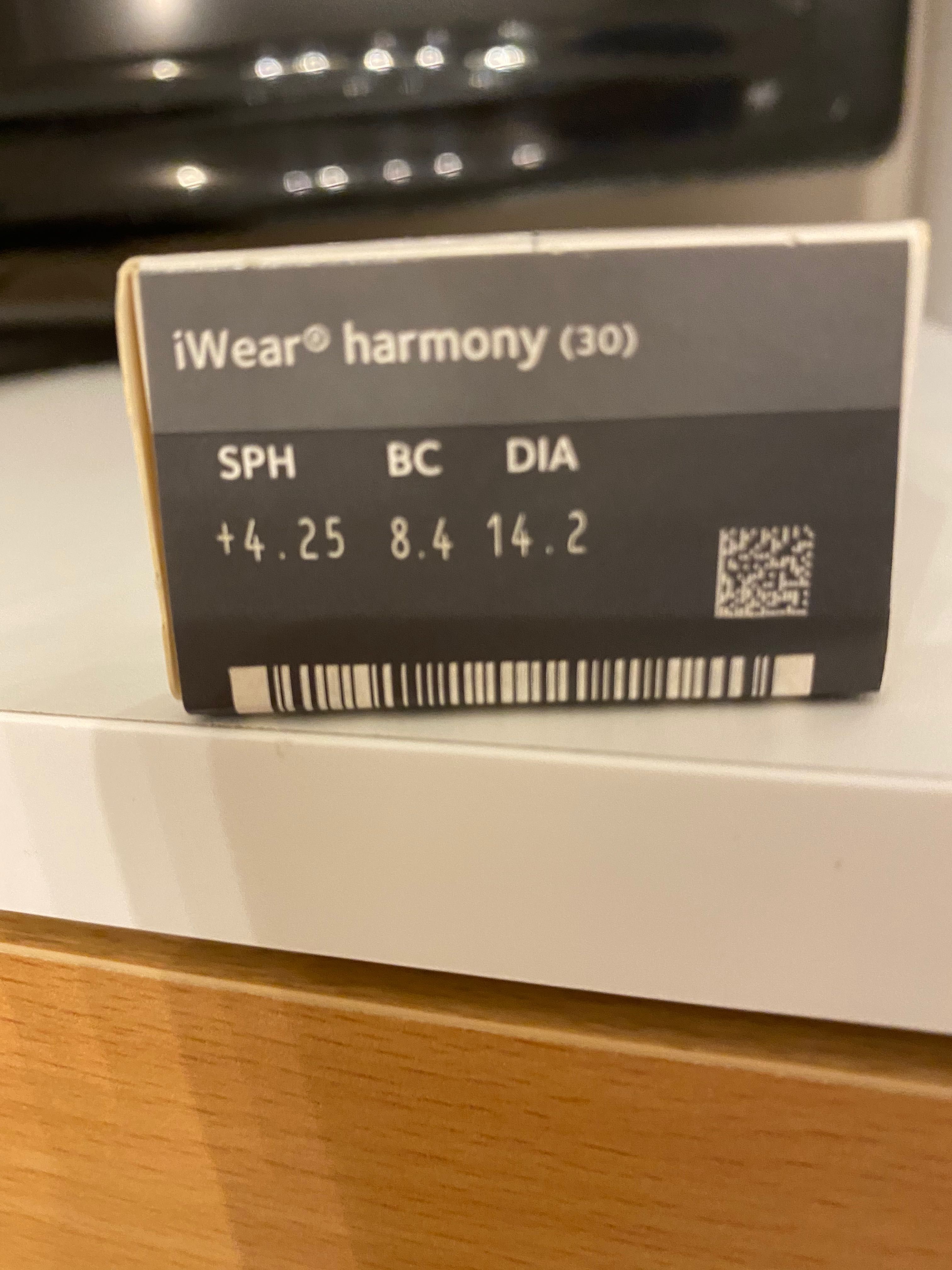 Soczewki kontaktowe i wear harmony jednodniowe + 4.25