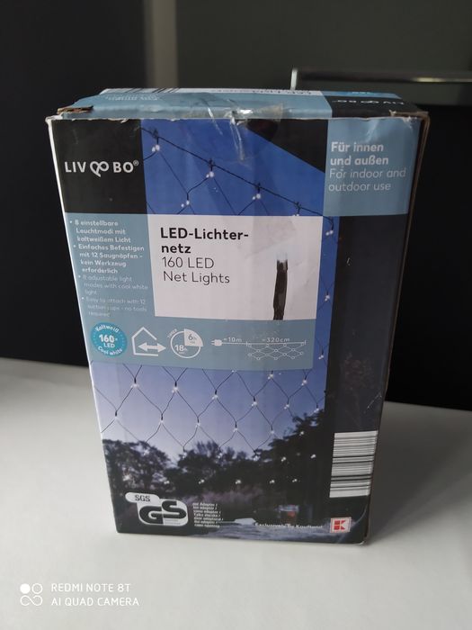 Kurtyna świetlna 160led