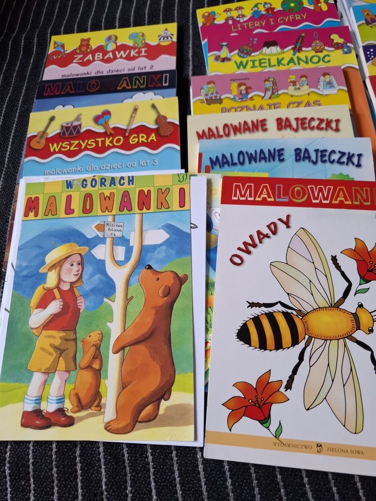 Kolorowanki, przedszkole