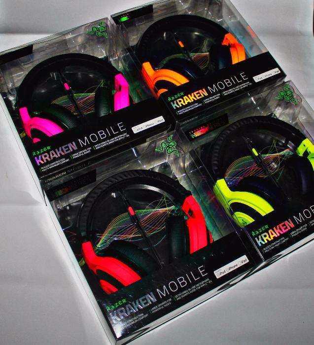 Auscultadores Gaming - Razer Kraken NEON NOVOS Originais