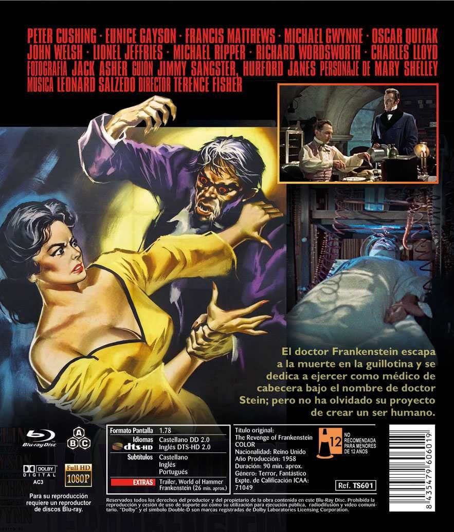 La Venganza de Frankenstein/A Vingança de Frankenstein (Blu-Ray)