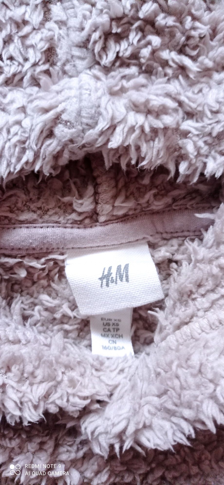 Bluza futerkowa h&m xs / s milusia sweter włochaty