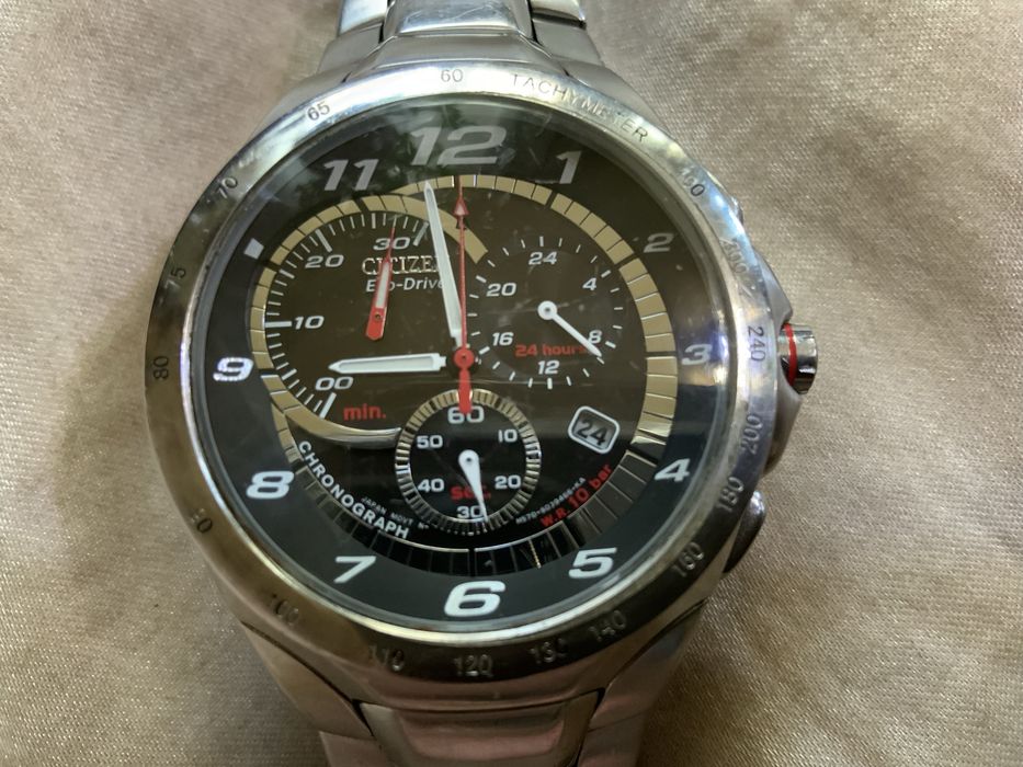 Хронограф Citizen Eco Drive CTZ-B8084 WR100. Оригинал !