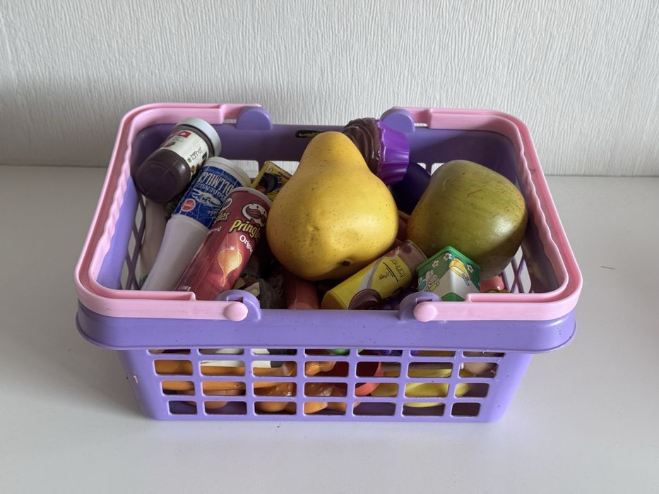 Набор для игры в супермаркет продукты фрукты