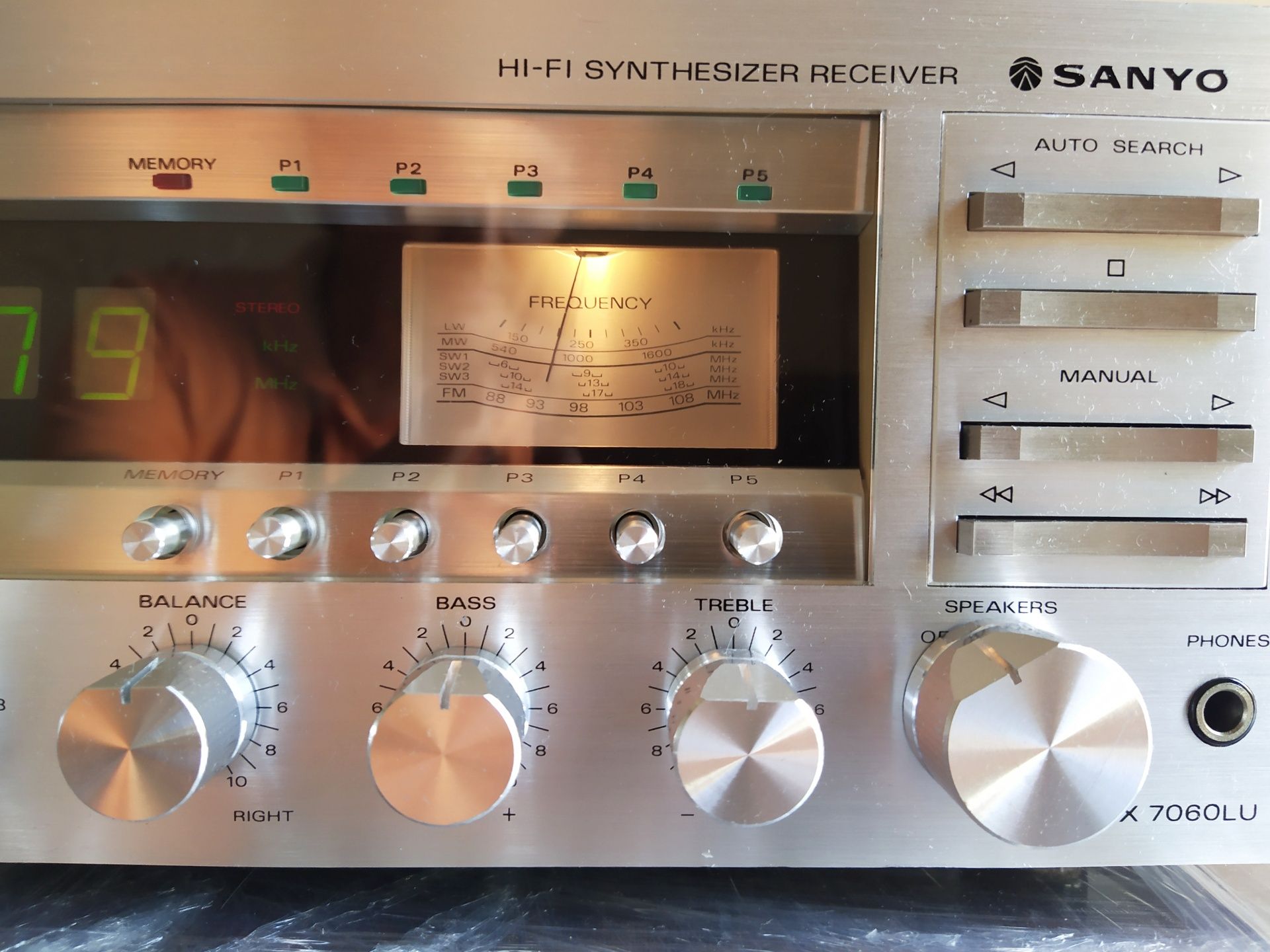 Receiver SANYO GCX 7060LU "GOLDEN VINTAGE ÁUDIO"