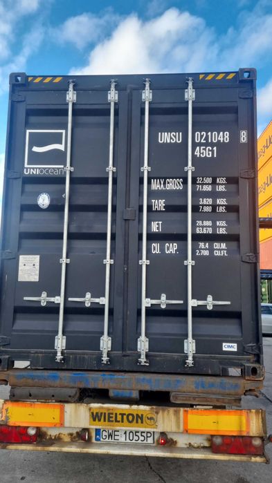 OKAZJA! Kontenery 40'HC 12 m podwyższane z rocznika 2021/2022
