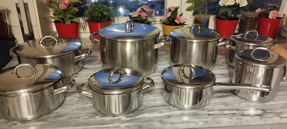 Vendo conjunto 8 panelas Silampos