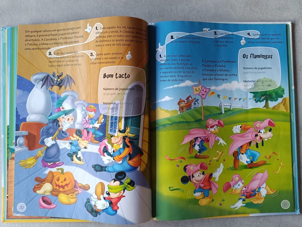 Livro jogos para festas com o Mickey