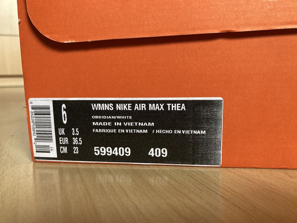 Air max Thea granatowe