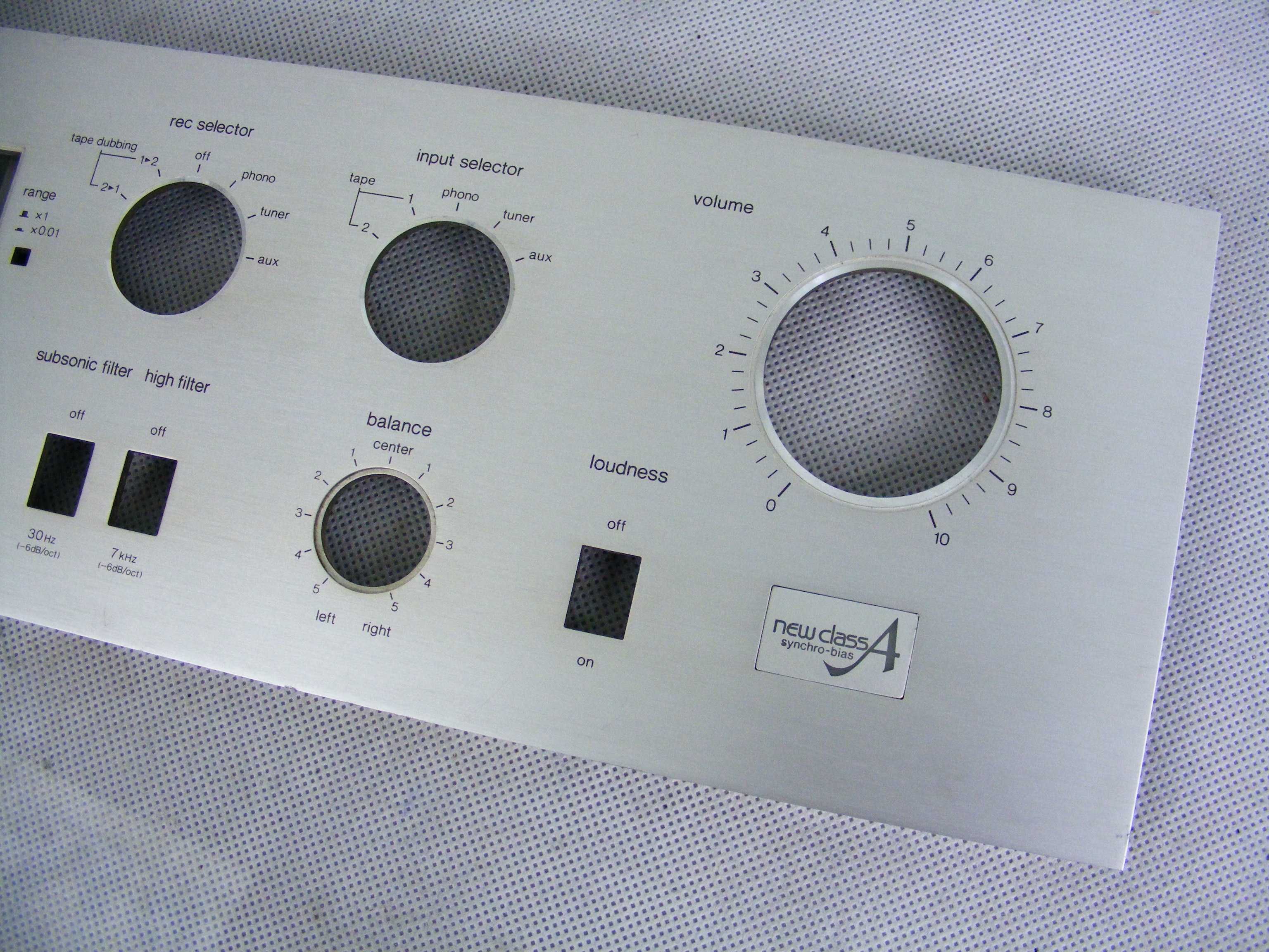 Technics SU-V2A - panel