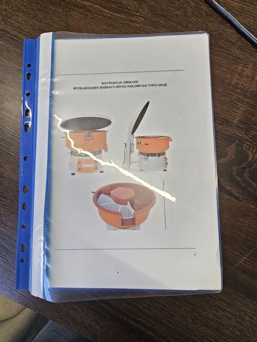 Urzadzenie wibroscierne, polerka wibracyjna