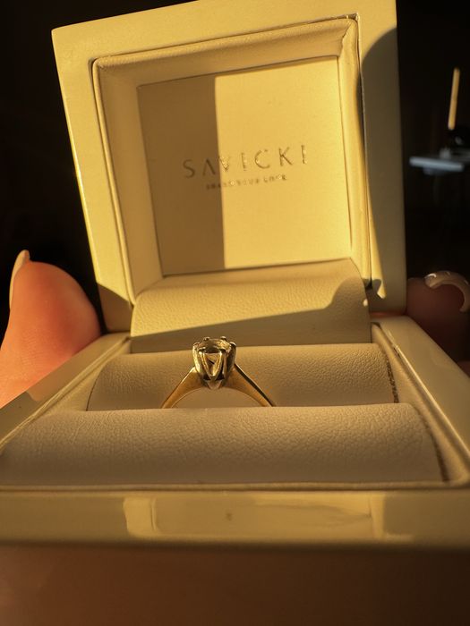 Savicki Triumph of Love pierścionek rozm 12 złoty