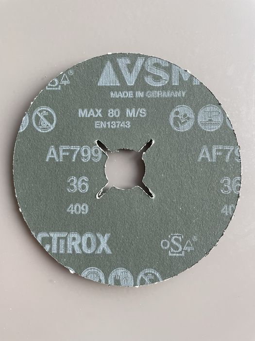Фібровий круг VSM AF799 ACTIROX 125x22 мм P36