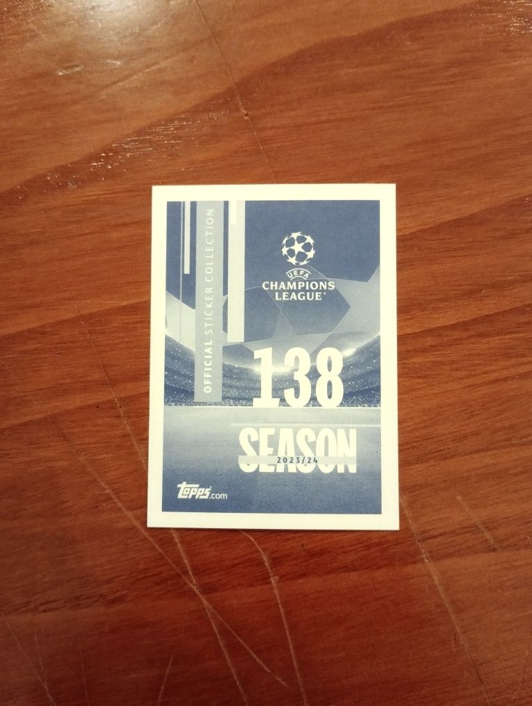 Lamine yamal, sticker 138, Champions league 23/24, topps
