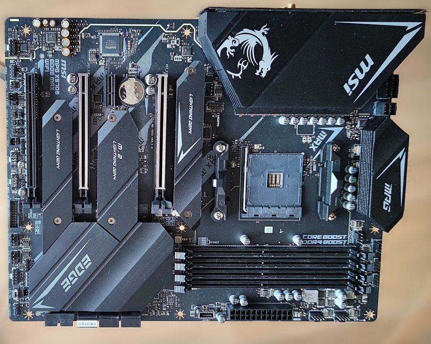 Комплект корпус ПК Lian Li + материнська плата MSI X570S + БЖ EVGA 750