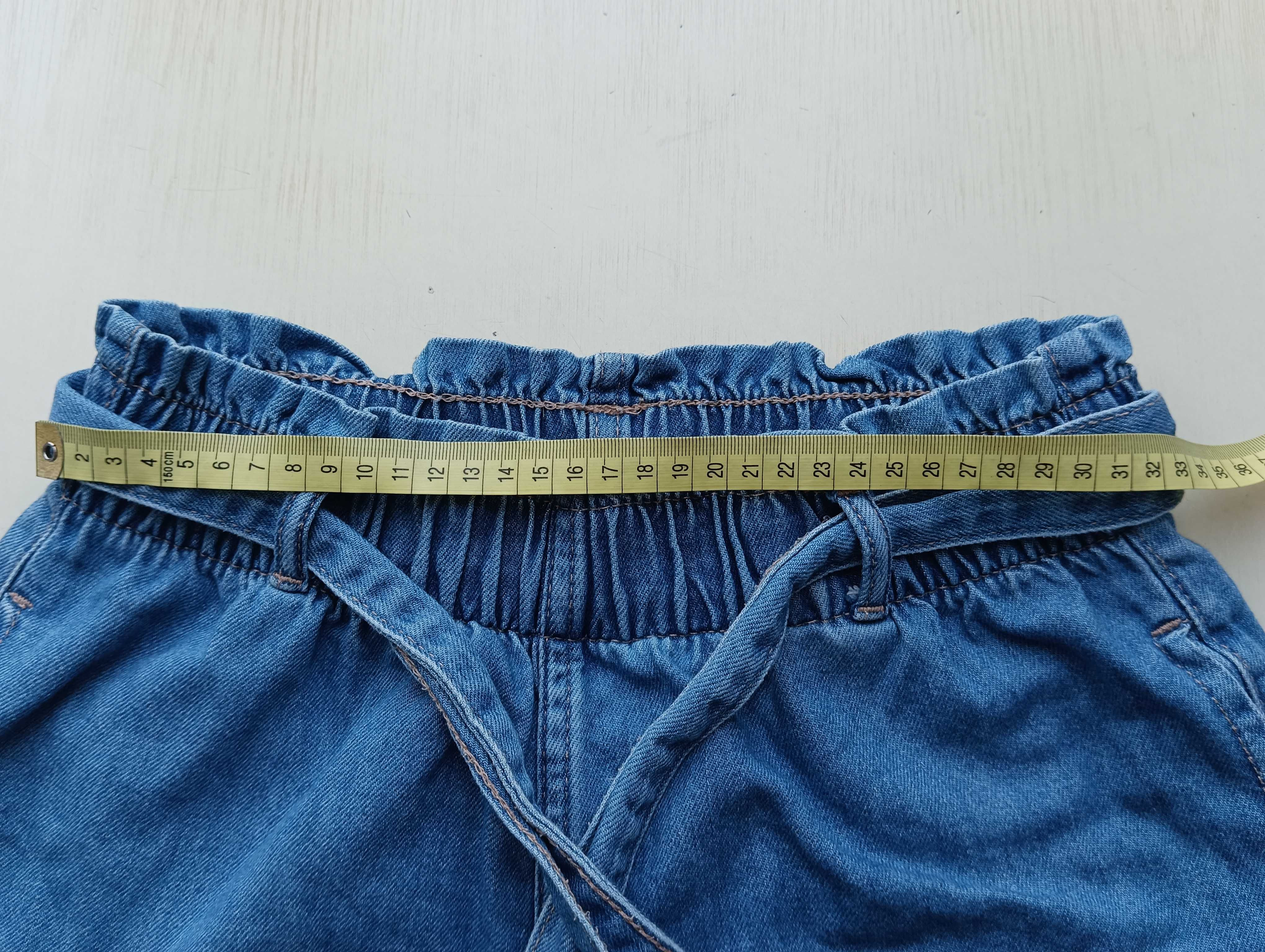 krótkie spodenki jeansowe r. 164  XS