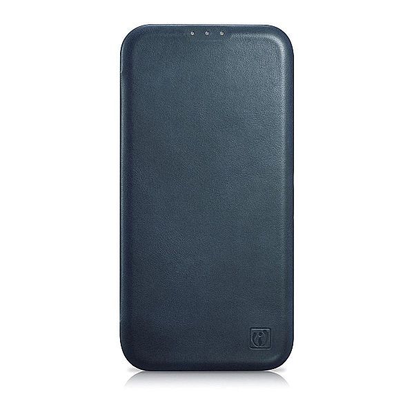 iCarer Ce Oil Wax Premium Leather Folio Case skórzane etui iPhone 14 z