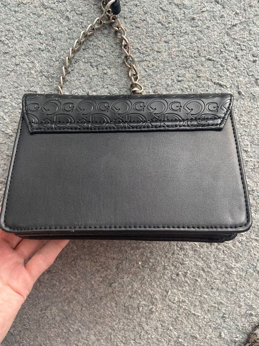Сумка guess, сумочка від guess, чорна сумка, крос боді ,