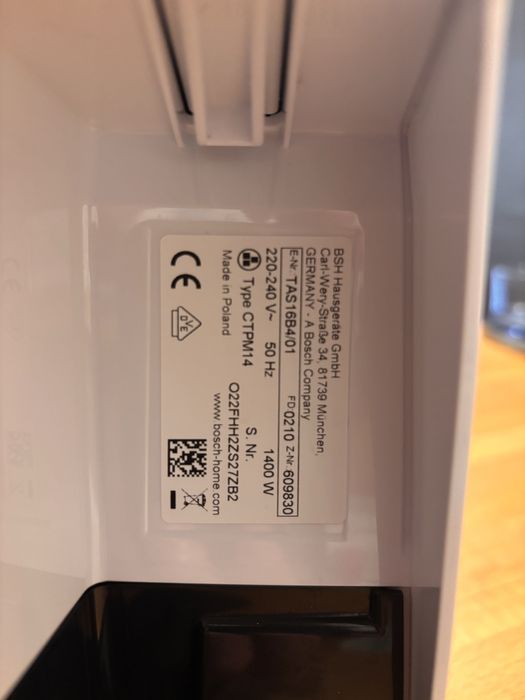 Ekspres kapsułkowy Bosch Tassimo Finesse TAS16B4 - Made in Poland