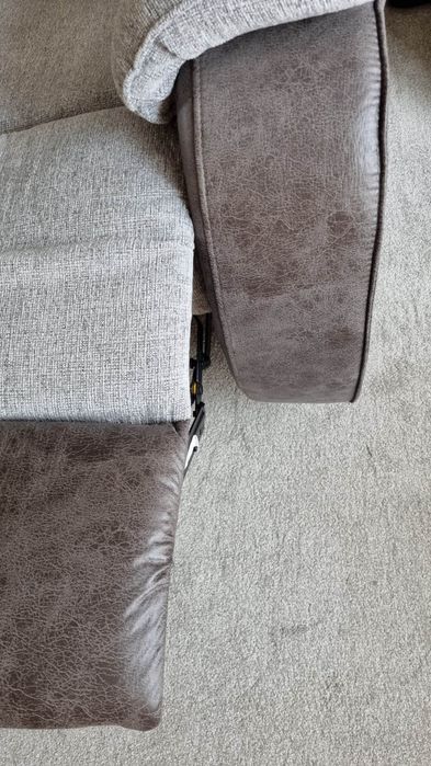 Sofa kanapa z funkcją Relax szara