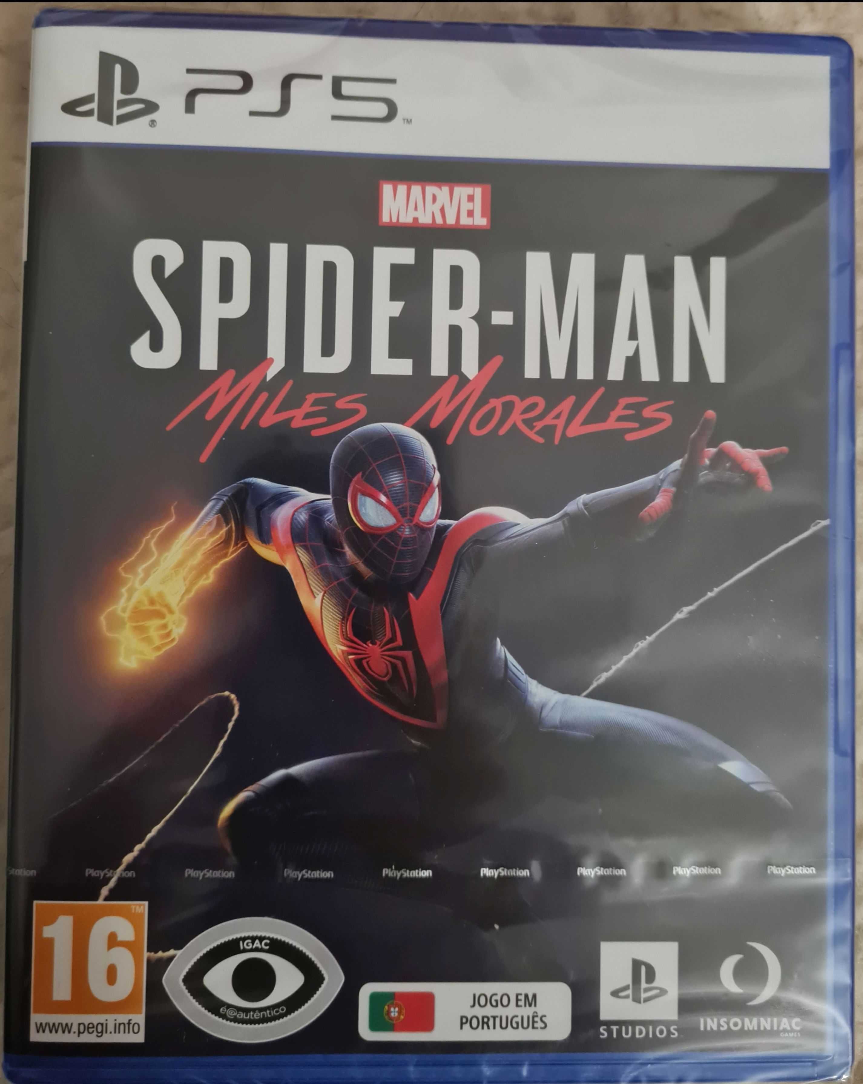 Spiderman Miles Morales PS5 Novo Selado C/ selo IGAC