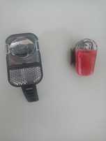 Luz frontal e trazeira para bicicleta