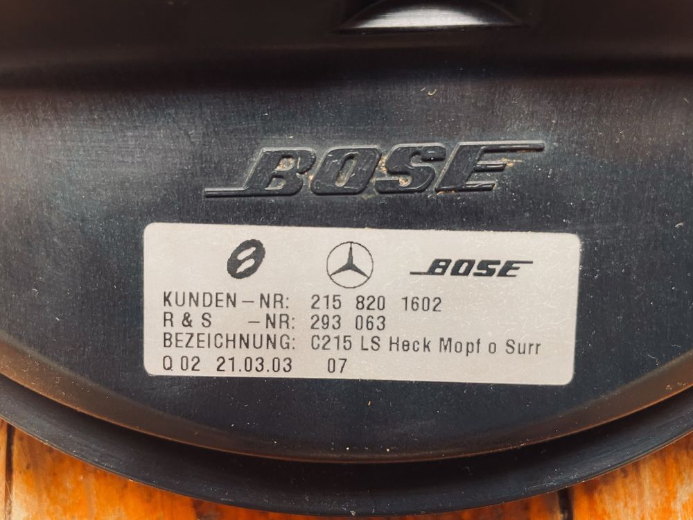 Сабвуфер BOSE от Mercedes w215 ориг.