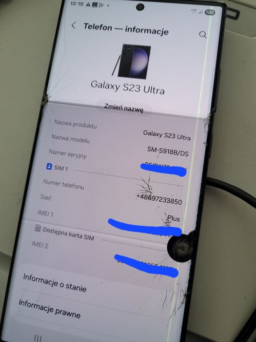 Wyświetlacz samsung galaxy s23 ultra