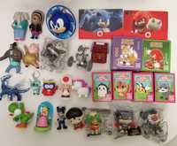 Animais, Pokémon, Sonic McDonald's Trolls, Mário, Minions.