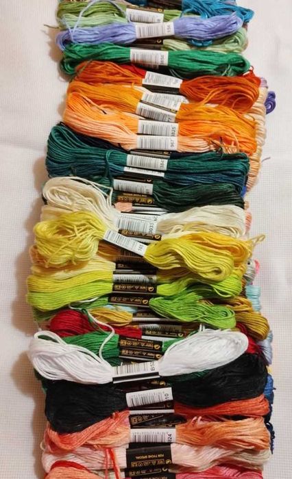 Нитки для вишивання набором