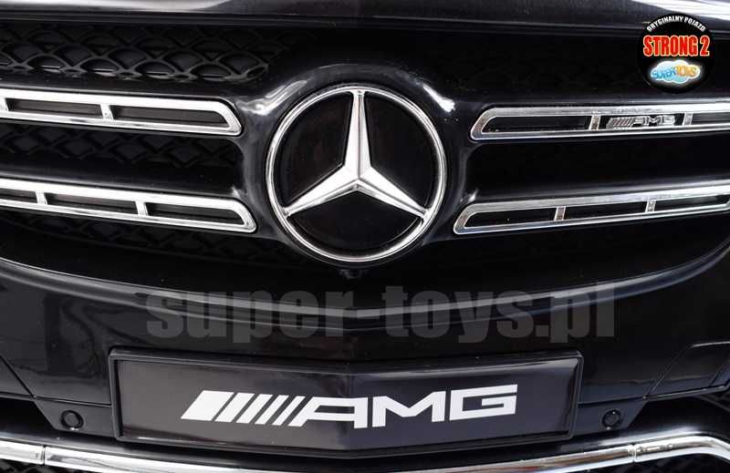Auto MERCEDES GLS 63 z 4 SILNIKAMI DLA 2 DZIECI z miękkimi kołami EVA
