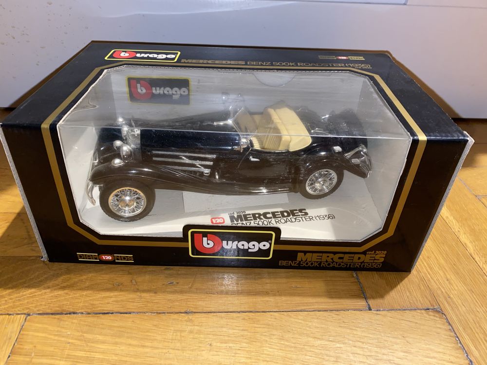 BBurago Mercedes Benz 500K roadster (1936) Diamonds 1:18.