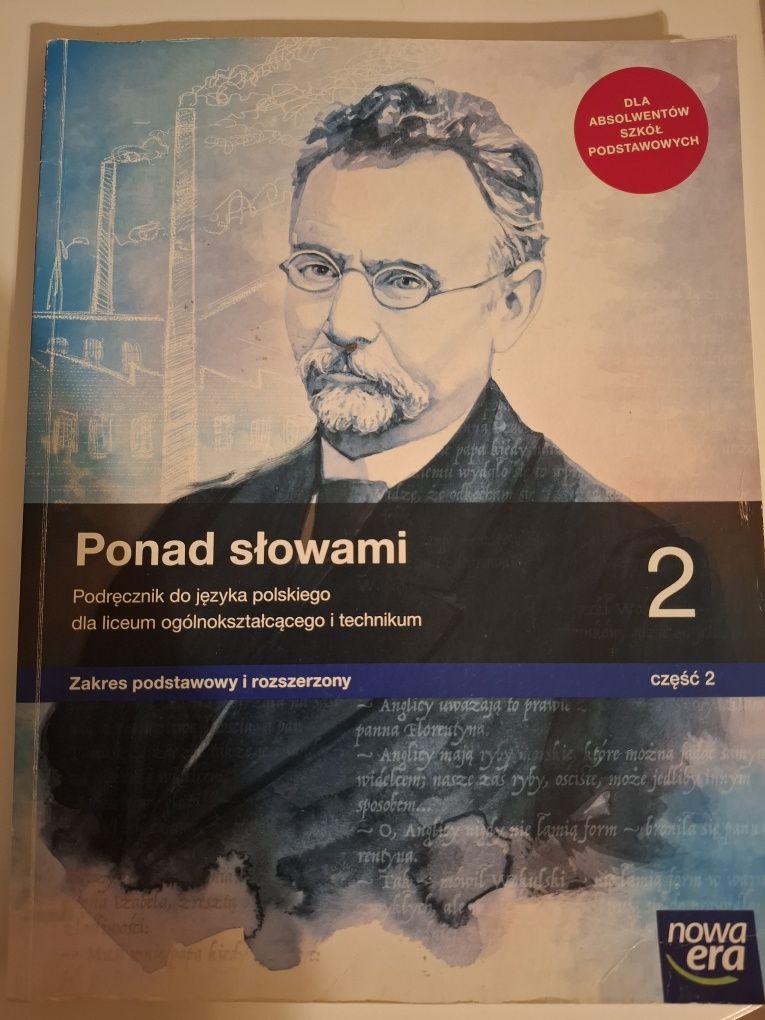 Podręcznik "Ponad słowami 2 część 2" zakres podstawowy i rozszerzony