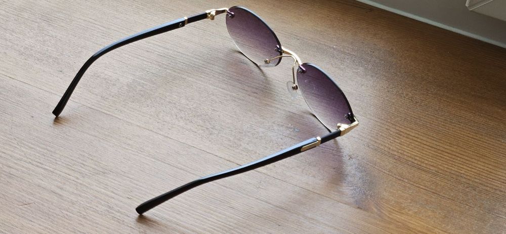 Очки безрамочные безоправные Gradient Gray