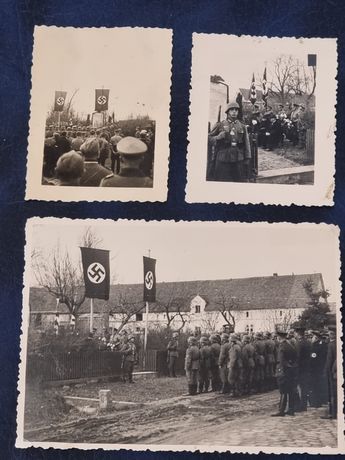Zdjęcia z pogrzebu Wehrmacht,3 Rzesza ,Waffen SS