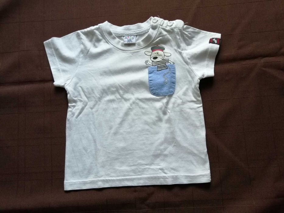 Casaco + t-shirt + calções, Ativo, 12 meses