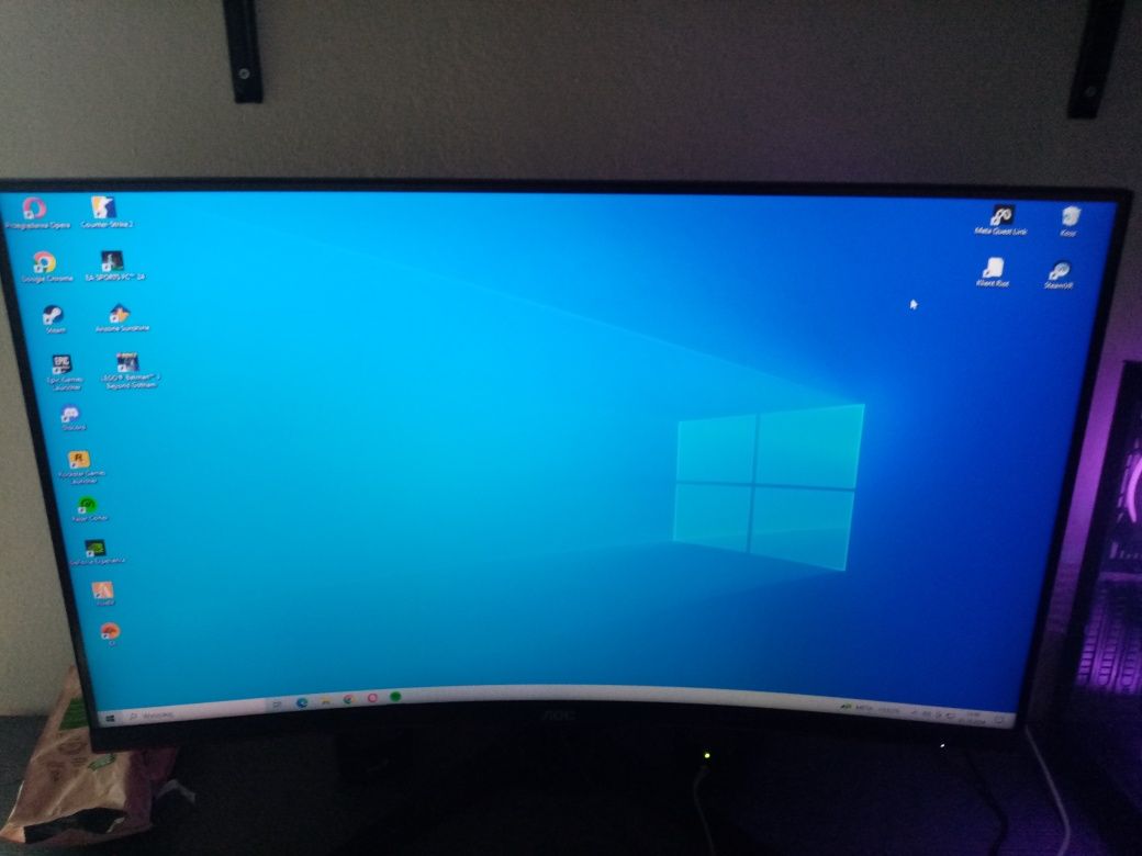 Komputer gamingowy +monitor