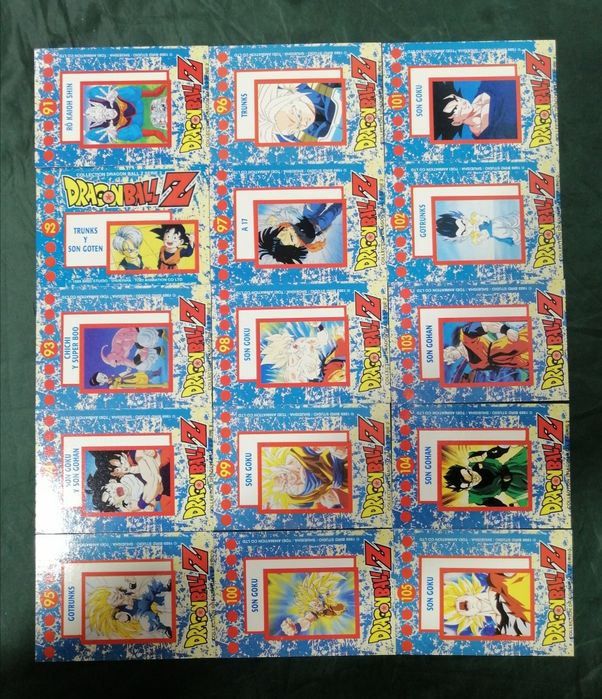 Cartas dbz Dragon Ball Z  2 série estado rigorosamente novo