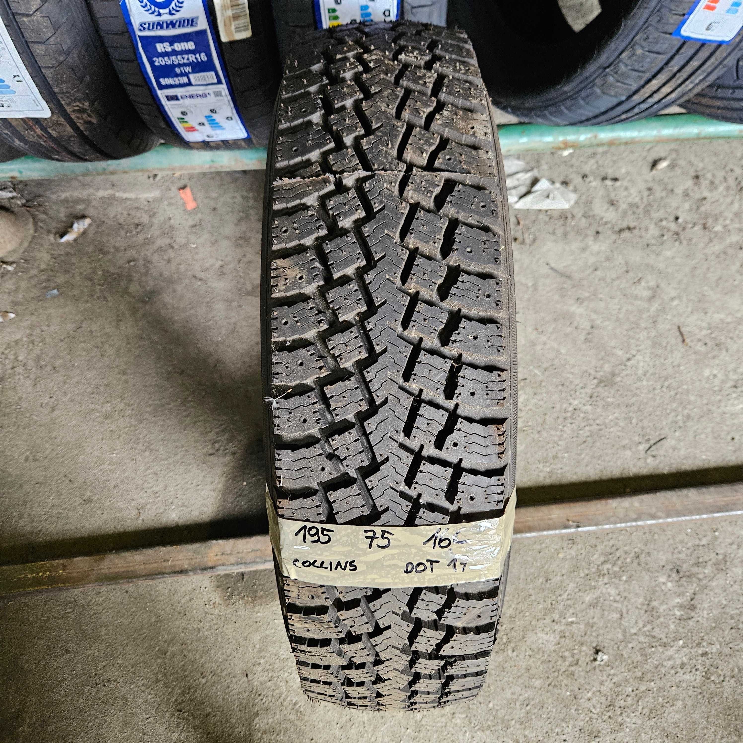 Opona Collin's Winter Extrema C2  M+S 195/75R16C z 2017r nowa zima